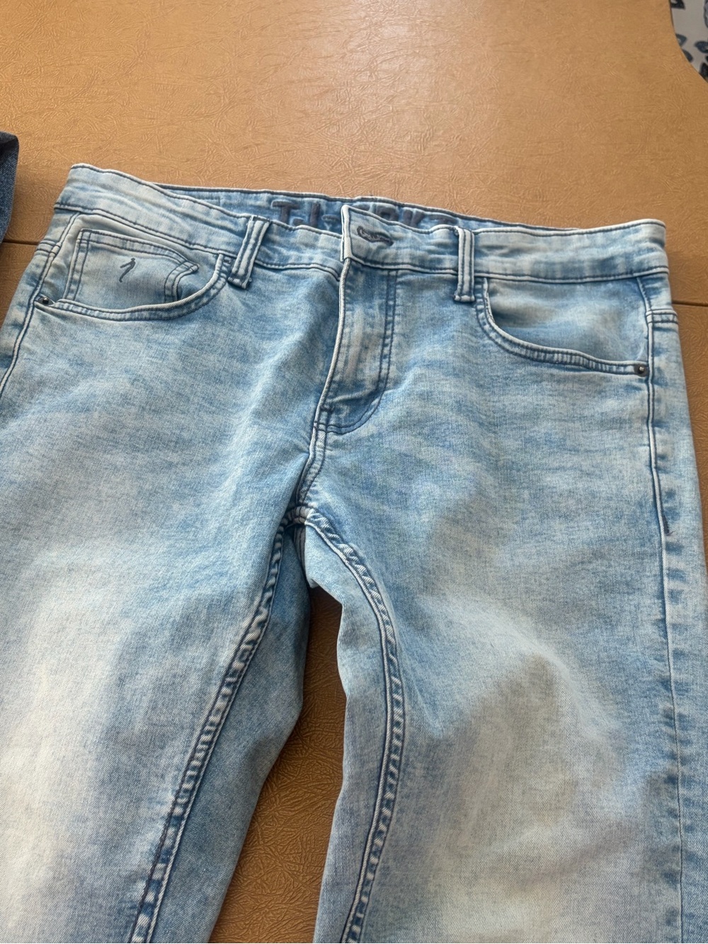Indian Terrain Light Blue Slim Straight Men’s Jeans
